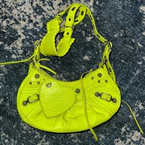 Balenciaga Bright neon yellow bag